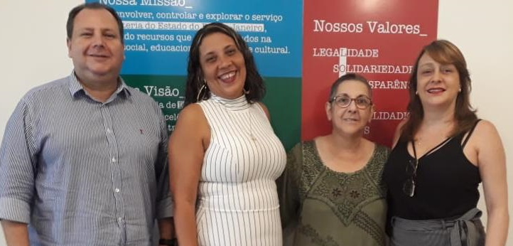 Loterj renova convênio com a Casa da Criança e do Adolescente.