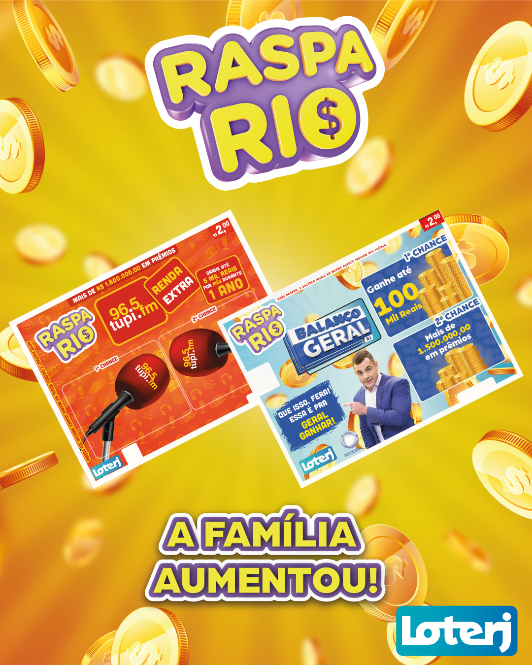 A Família Raspa Rio aumentou!