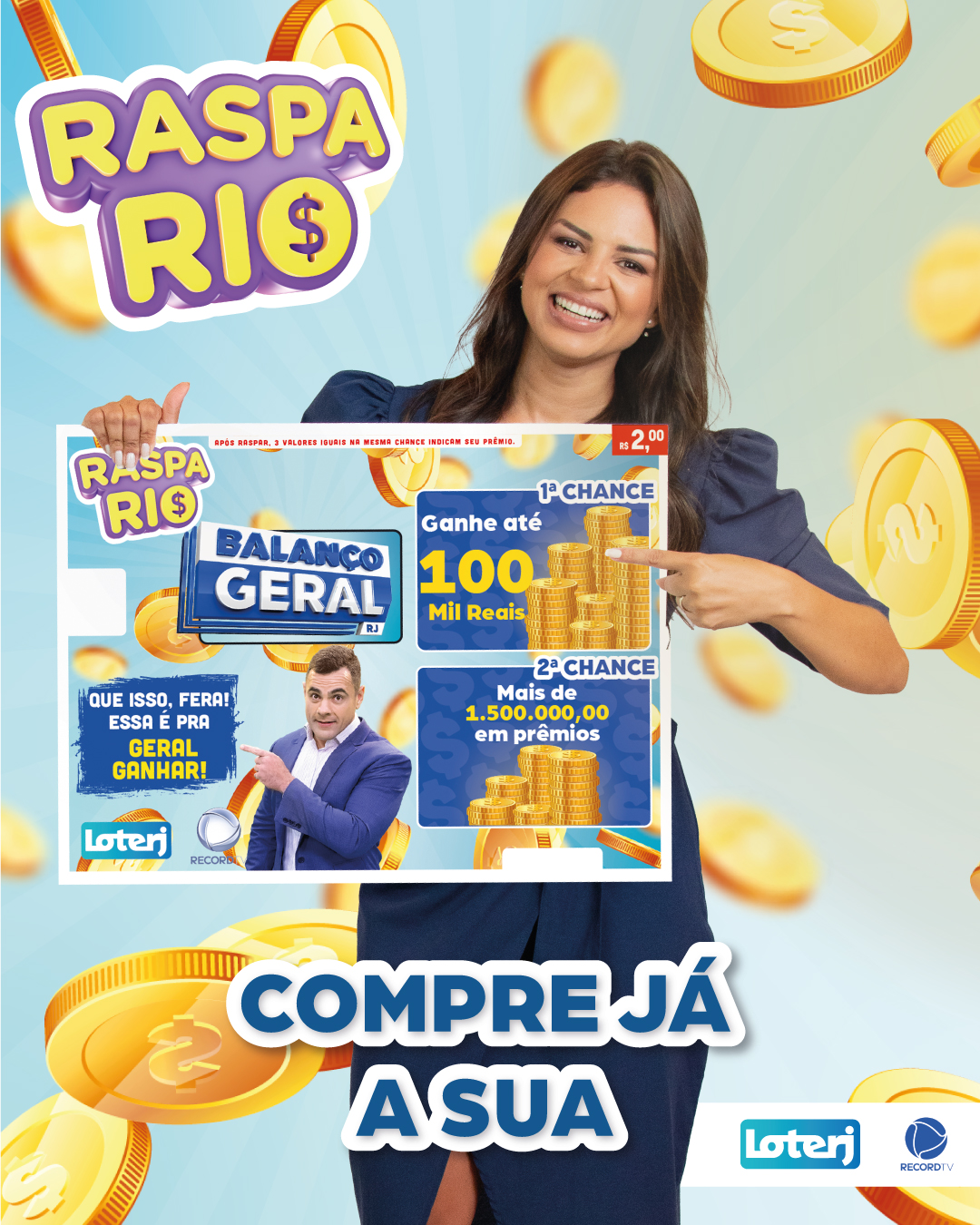 Mais de 1,5 milhão em prêmios