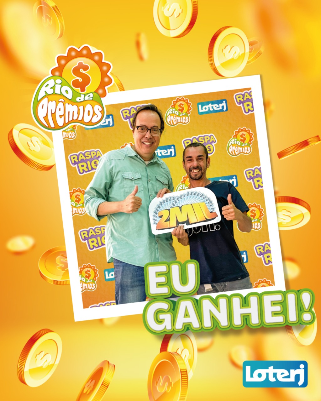 Virgílio foi premiado no sorteio dos cupons