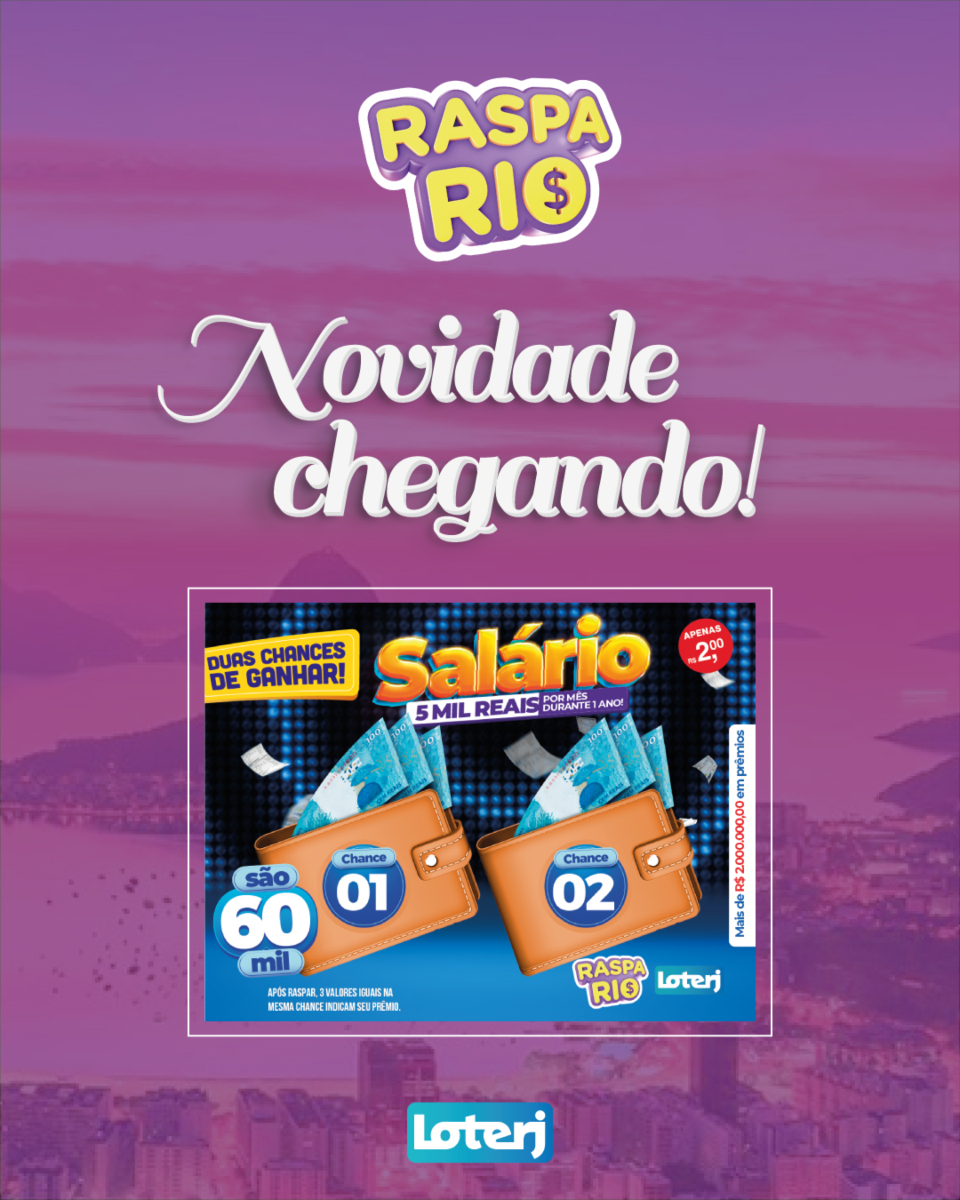 Novidade na Raspa Rio