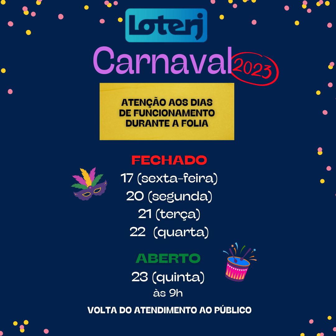 Atendimento ao público alterado pelo Carnaval