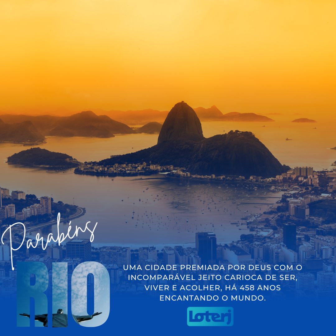 Parabéns ao Rio de Janeiro