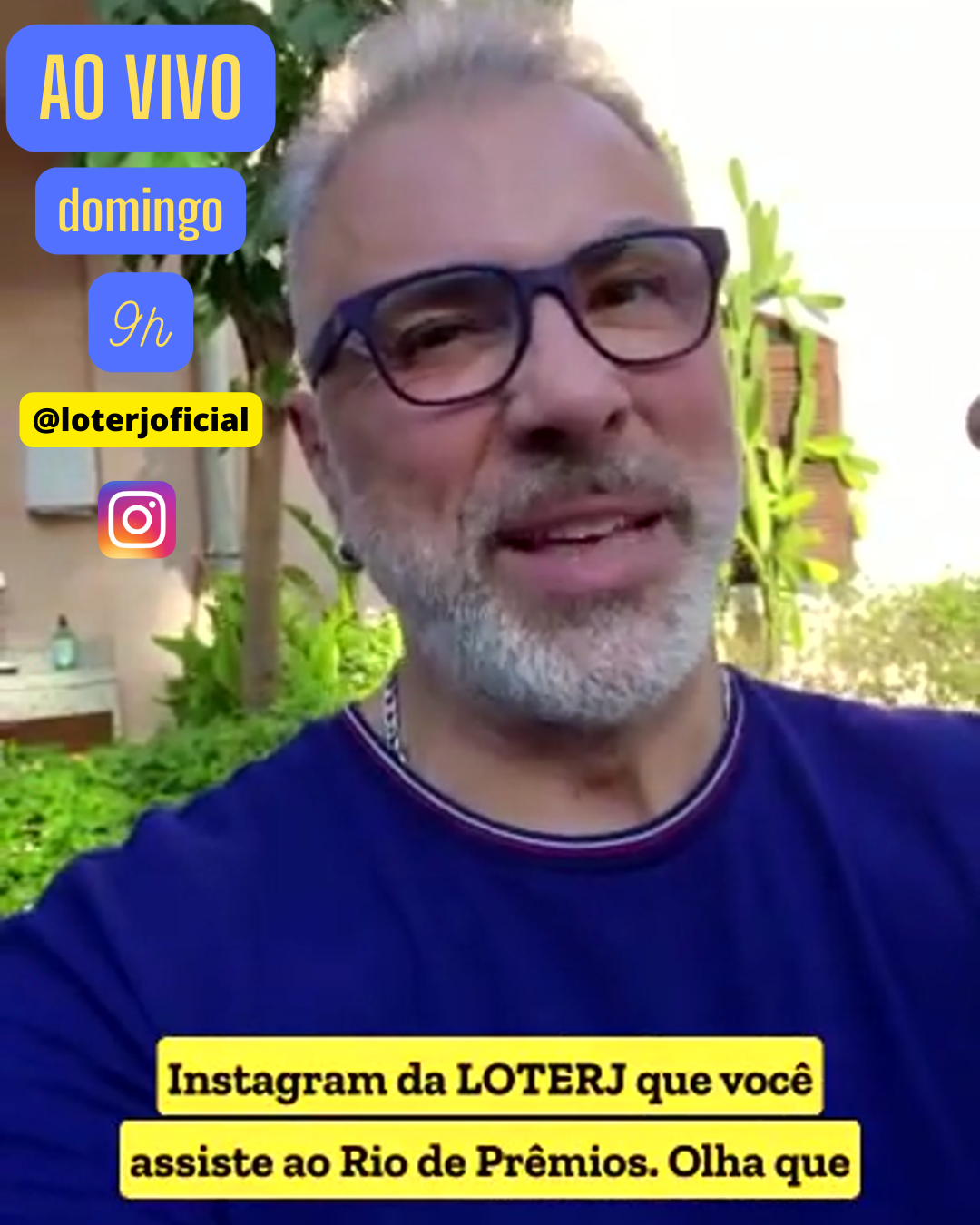 Apresentador do Rio de Prêmios manda recado