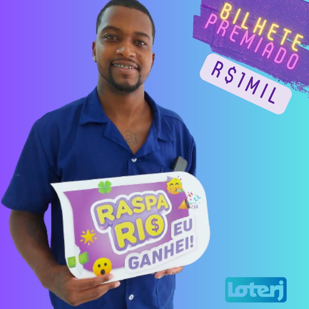 Raspou pela primeira vez e ganhou R$ 1 mil na hora