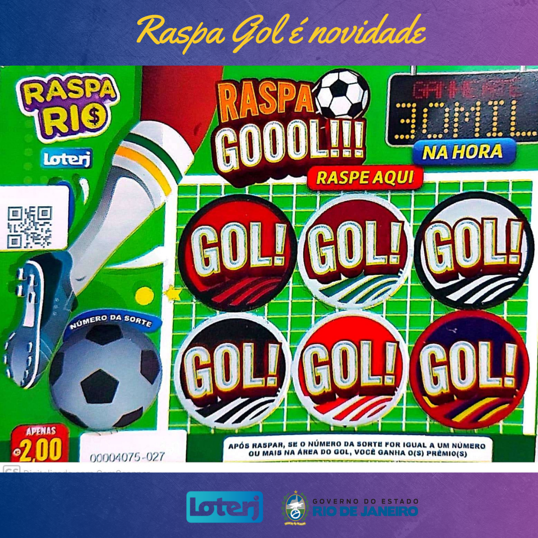Nova Raspa Gol tem prêmios de até R$ 30 mil