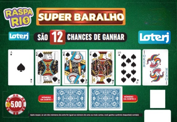 Loterj lança Super Baralho com premiação de até R$ 150 mil