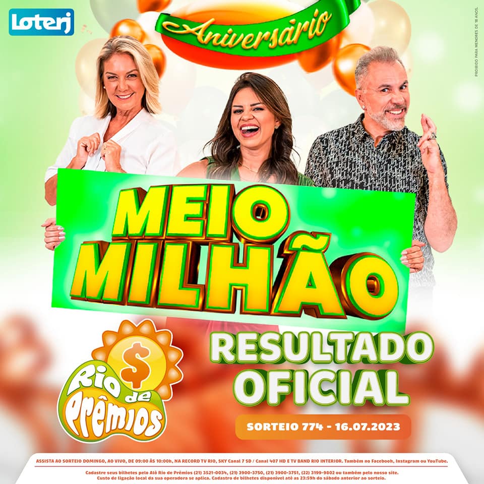 Morador de São Gonçalo ganha Meio Milhão no Aniversário do Rio de Prêmios