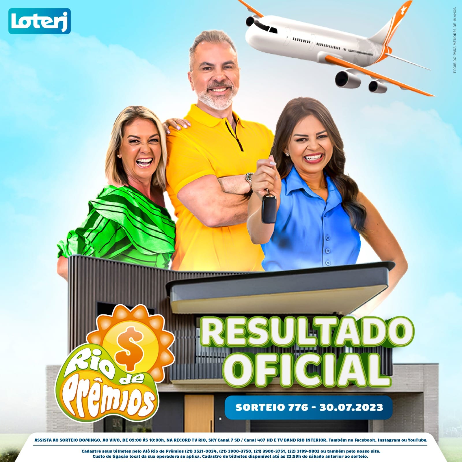 Rio de Prêmios tem sete vencedores de 20 dezenas no fim de semana