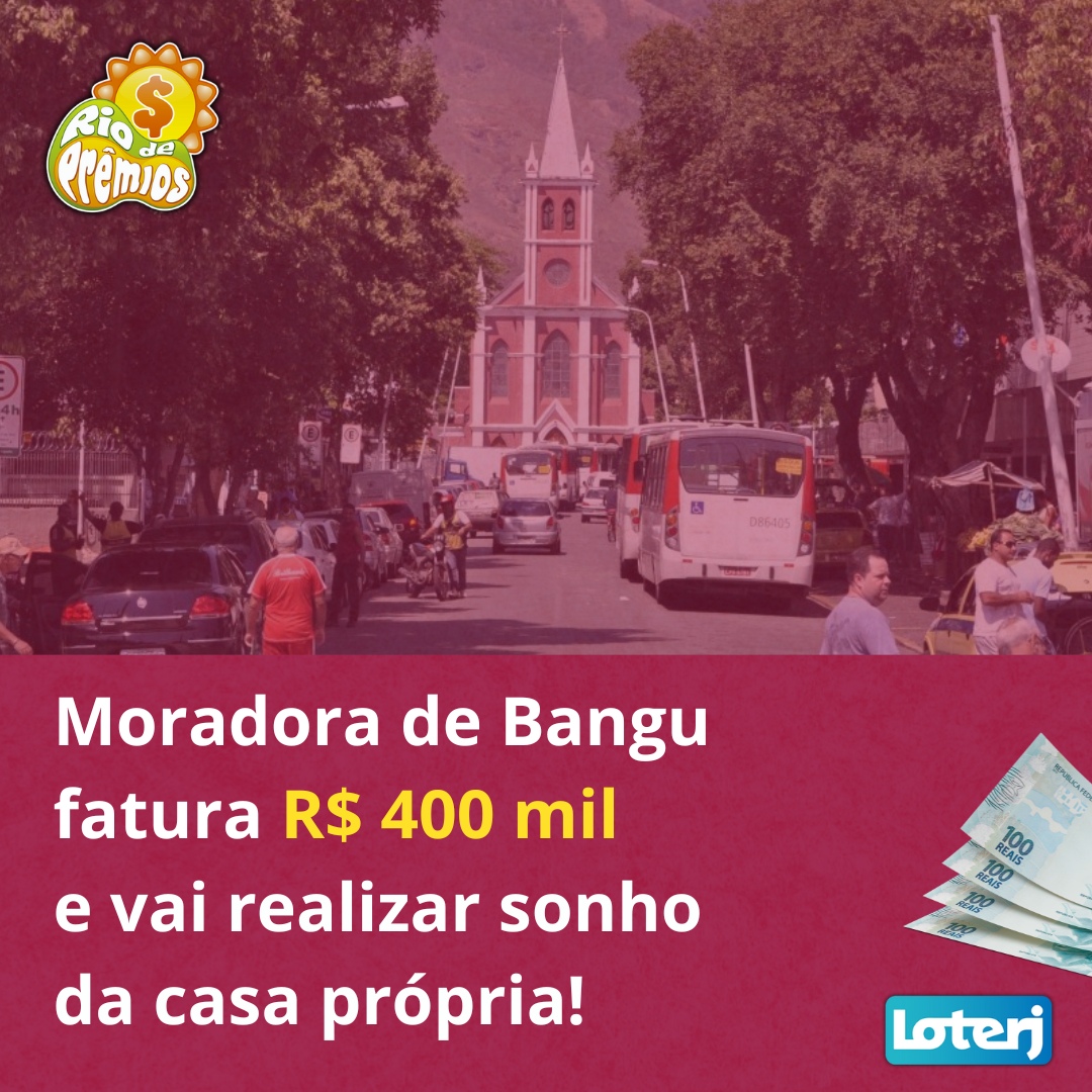 Moradora de Bangu fatura R$ 400 mil com o Rio de Prêmios